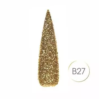 Классический блеск для украшения ногтей – B27., SUNFLOWER