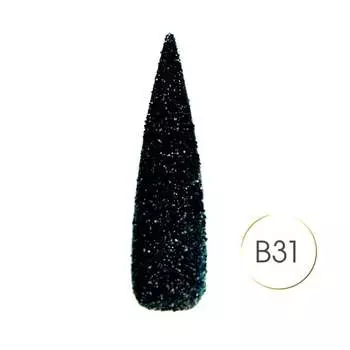 Классический блеск для украшения ногтей – B31., SUNFLOWER