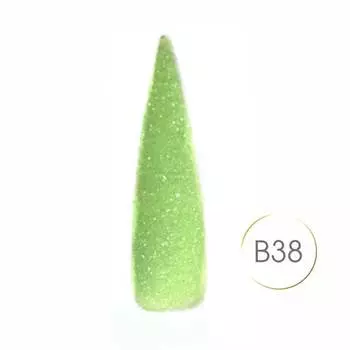 Классический блеск для украшения ногтей – B38., SUNFLOWER