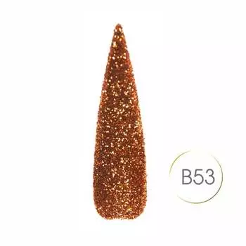 Классический блеск для украшения ногтей – B53., SUNFLOWER