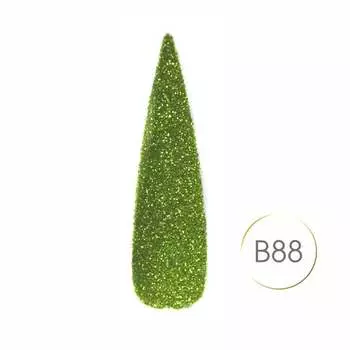 Классический блеск для украшения ногтей – B88., SUNFLOWER