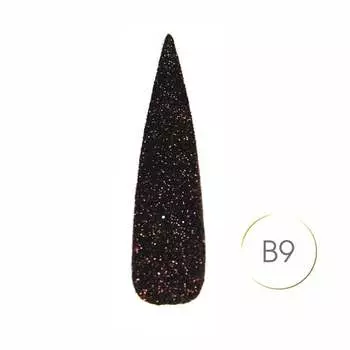 Классический блеск для украшения ногтей – B9., SUNFLOWER