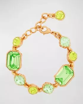 Классический браслет с кристаллами Oscar de la Renta, цвет Peridot