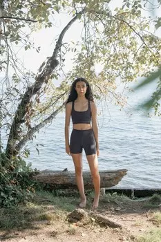 Классический бюстгальтер Paloma Girlfriend Collective, серый