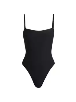 Классический цельный купальник Wardrobe.Nyc, черный