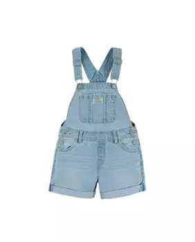 Классический джинсовый комбинезон Levi's для девочек, синий