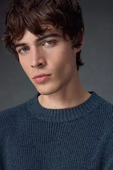 Классический фактурный джемпер с высоким содержанием хлопка Next, синий