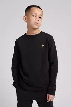Классический флисовый свитшот Lyle & Scott, черный