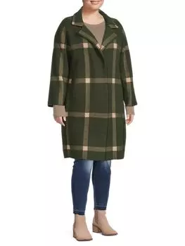 Классический хлопковый топ Karl Lagerfeld Paris на пуговицах, olive