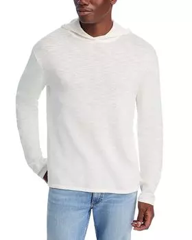 Классический худи из льняной смеси rag & bone, белый