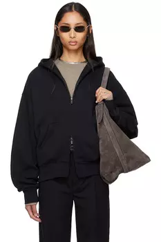 Классический худи на молнии Fear Of God Essentials, черный