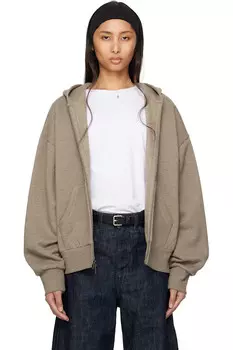 Классический худи на молнии Fear Of God Essentials, цвет homestead heather
