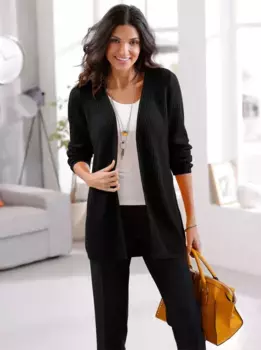 Классический кардиган Basics Classic Basics, черный