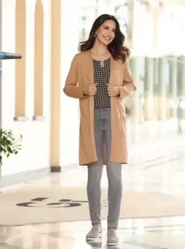 Классический кардиган Basics Classic Basics, цвет Camel