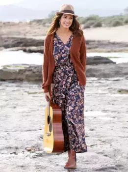 Классический кардиган Basics Classic Basics, коричневый