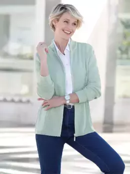 Классический кардиган Basics Classic Basics, мятный