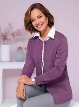 Классический кардиган Classic, фиолетовый