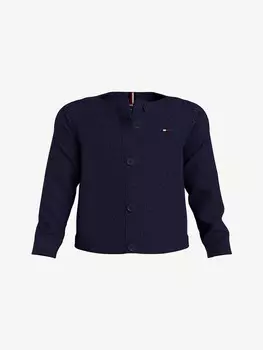 Классический кардиган для детей Tommy Hilfiger, кобальт сапфир
