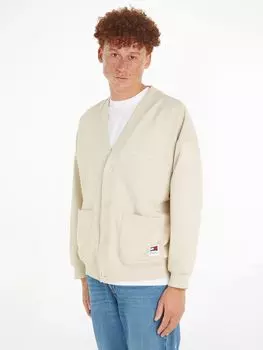 Классический кардиган Tommy Jeans Tommy Hilfiger, серо-коричневый