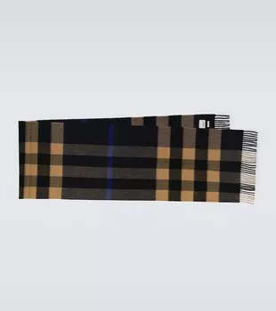 Классический кашемировый шарф Burberry, разноцветный