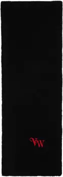 Классический кашемировый шарф Vivienne Westwood, черный