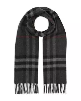 Классический кашемировый шарф в клетку Burberry