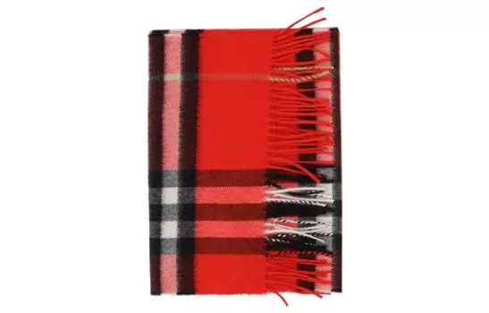 Классический клетчатый шарф с бахромой Burberry