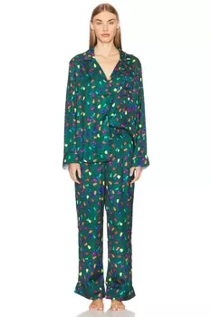 Классический комплект пижам Show Me Your Mumu, festive lights silky