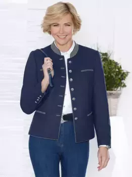 Классический короткий пиджак "Blazer" Classic, цвет морской волны