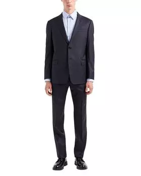 Классический костюм Emporio Armani, цвет Blue
