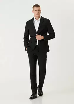 Классический костюм из шерсти Network, черный