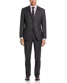 Классический костюм Siena Sharkskin Canali, цвет Gray