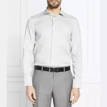 Классический крой рубашки Emporio Armani, белый