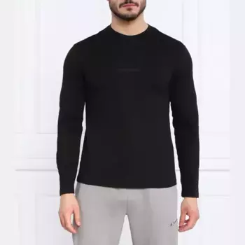 Классический крой с длинным рукавом Armani Exchange, черный