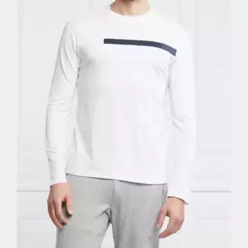 Классический крой с длинным рукавом Armani Exchange, белый