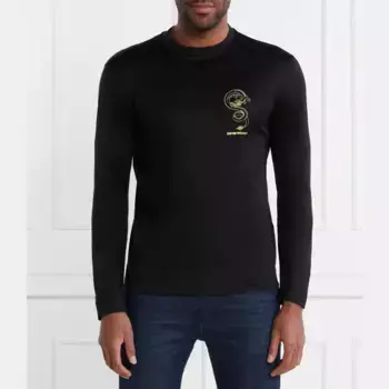 Классический крой с длинным рукавом Emporio Armani, черный