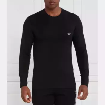 Классический крой с длинным рукавом Emporio Armani, черный