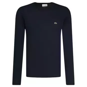 Классический крой с длинным рукавом Lacoste, синий