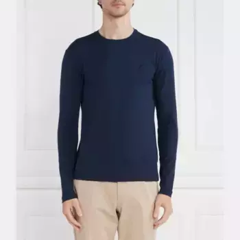 Классический крой с длинным рукавом Trussardi, синий