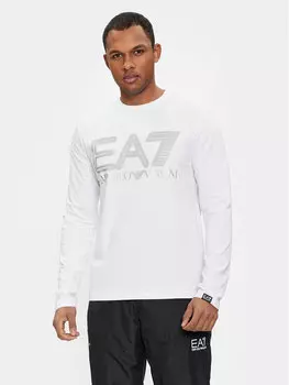 Классический крой с длинными рукавами Ea7 Emporio Armani, белый