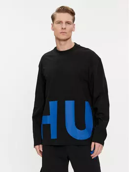Классический крой с длинными рукавами Hugo, черный