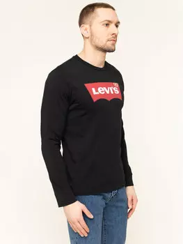 Классический крой с длинными рукавами Levi's, черный
