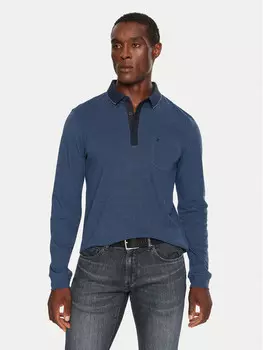 Классический крой с длинными рукавами Pierre Cardin, синий