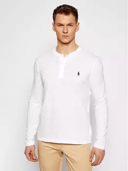 Классический крой с длинными рукавами Polo Ralph Lauren, белый