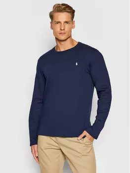 Классический крой с длинными рукавами Polo Ralph Lauren, синий