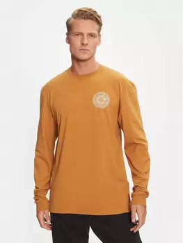 Классический крой с длинными рукавами Quiksilver, коричневый