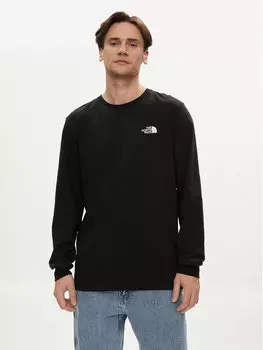 Классический крой с длинными рукавами The North Face, черный
