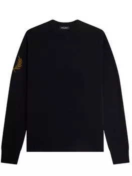 Классический крой с круглым вырезом Fred Perry, синий