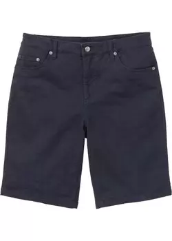 Классический крой-шорты стрейч Bpc Bonprix Collection, синий