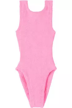 Классический купальник нежно-розового цвета Hunza G